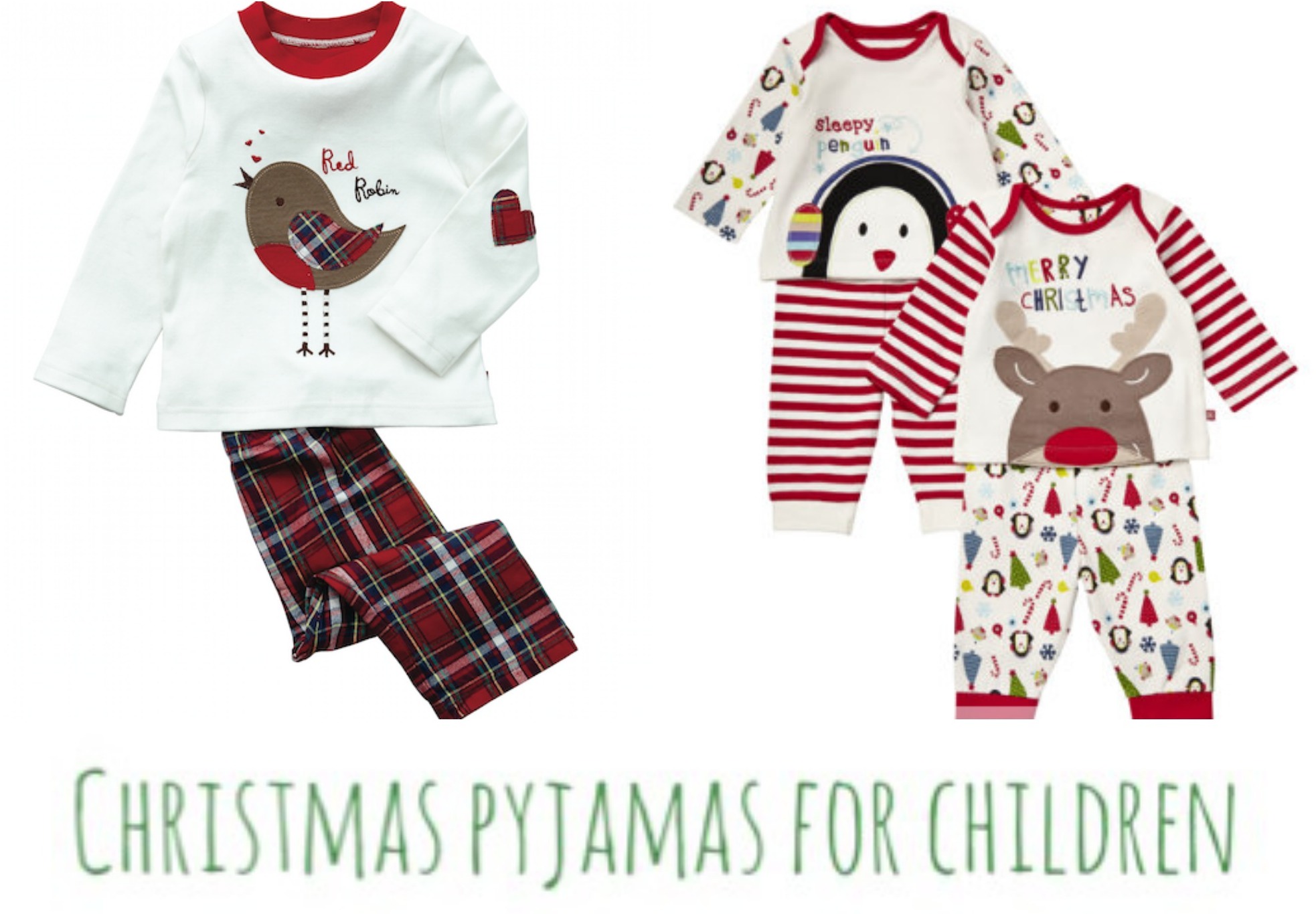 Christmas pyjamas for children | A Baby on Board blog