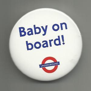 Baby on Board badge