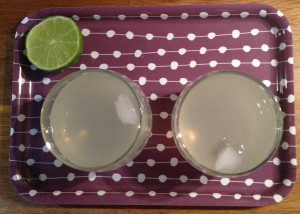 Lemon gin cocktails