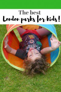 London parks for children - a list fo the best parks for children with children's facilities in London - read this if you're travelling to the city!