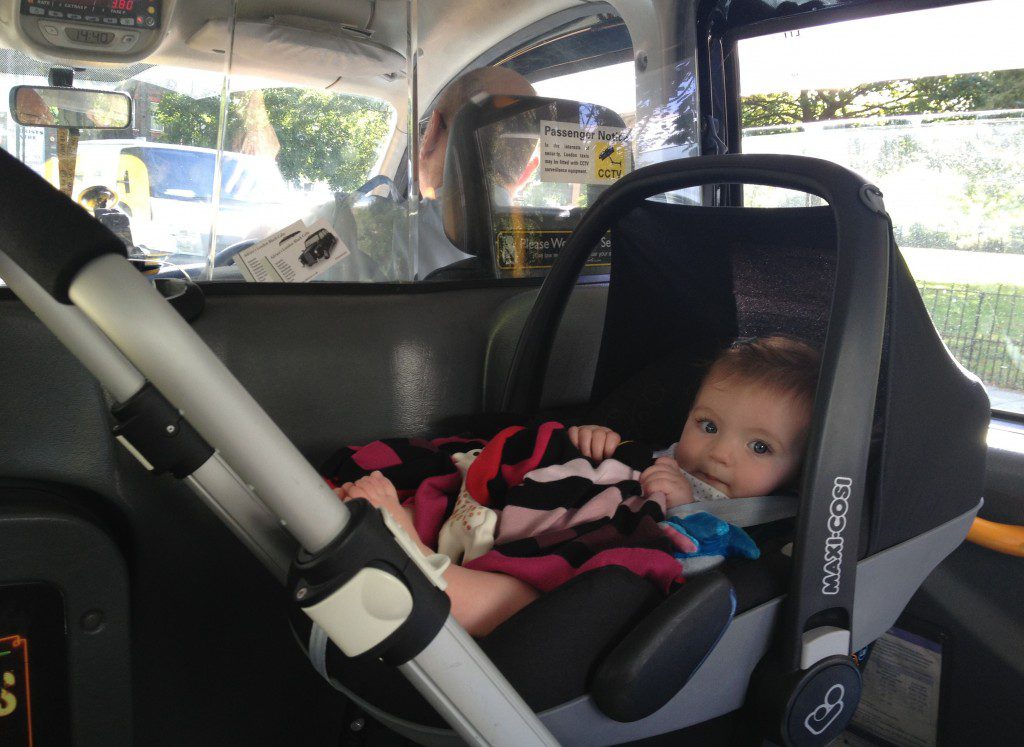 Can you take a pram in a black cab? Taxi travel in London with babies