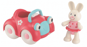Rosie Rabbit and her car