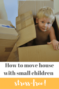 How to move house with toddlers and small children - stress-free! Read this if you're moving house and need some tips