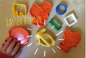 Easter bunny shape cutters