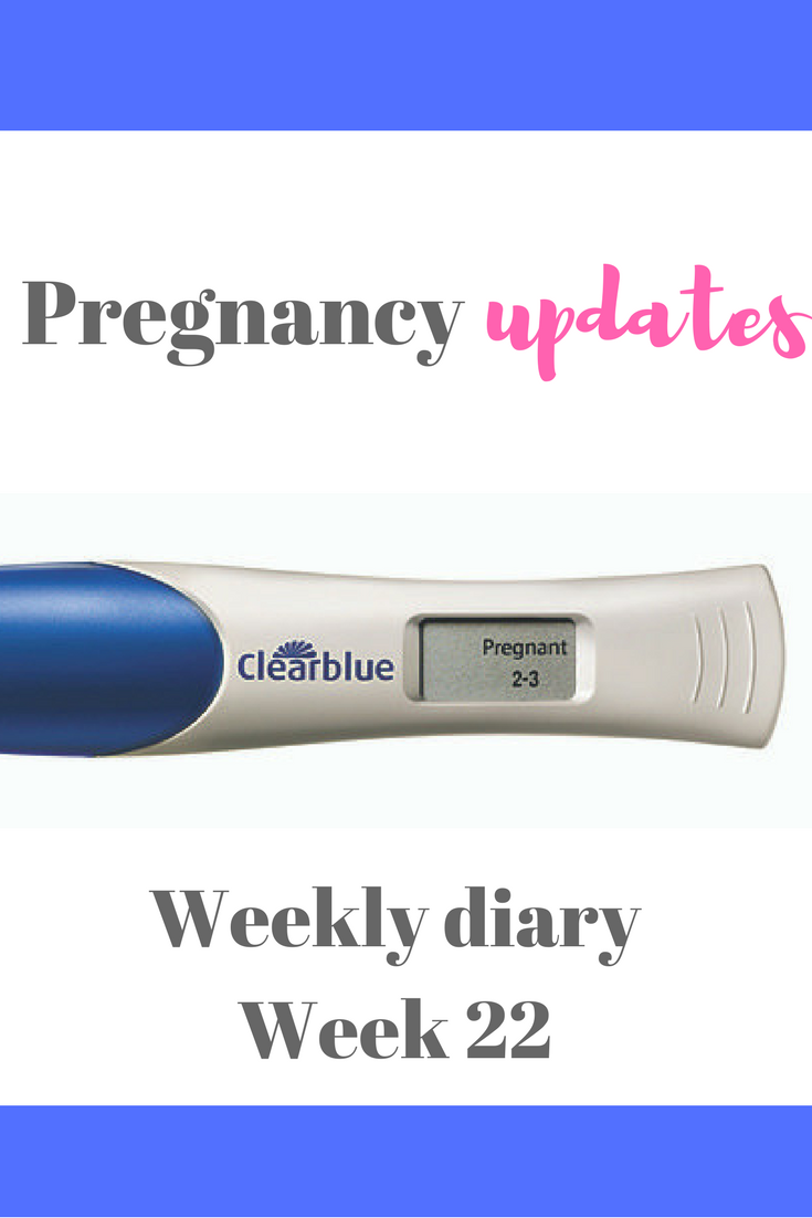 22 weeks pregnant - a weekly pregnancy update on signs, symptoms and what you might expect from cravings #pregnancy #pregnncydiary