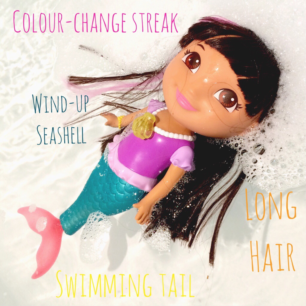 Review of Dora the Explorer Dive and Swim bath toy mermaid