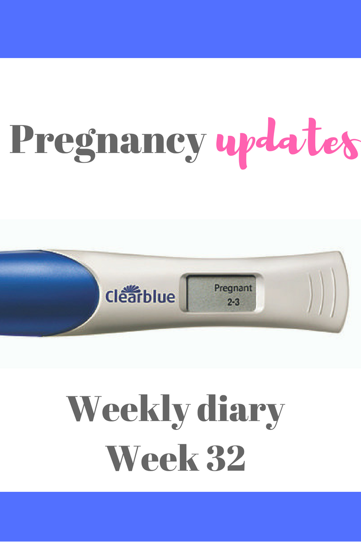 32 weeks pregnant - a pregnancy update in the third trimester about ONE big symptom this week