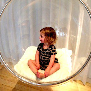 Bubble chair at The Sanderson Hotel