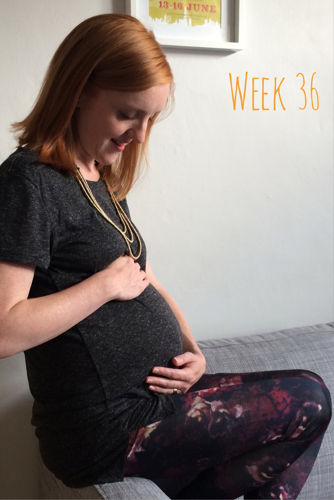 36 weeks pregnant - pregnancy update and bump shot