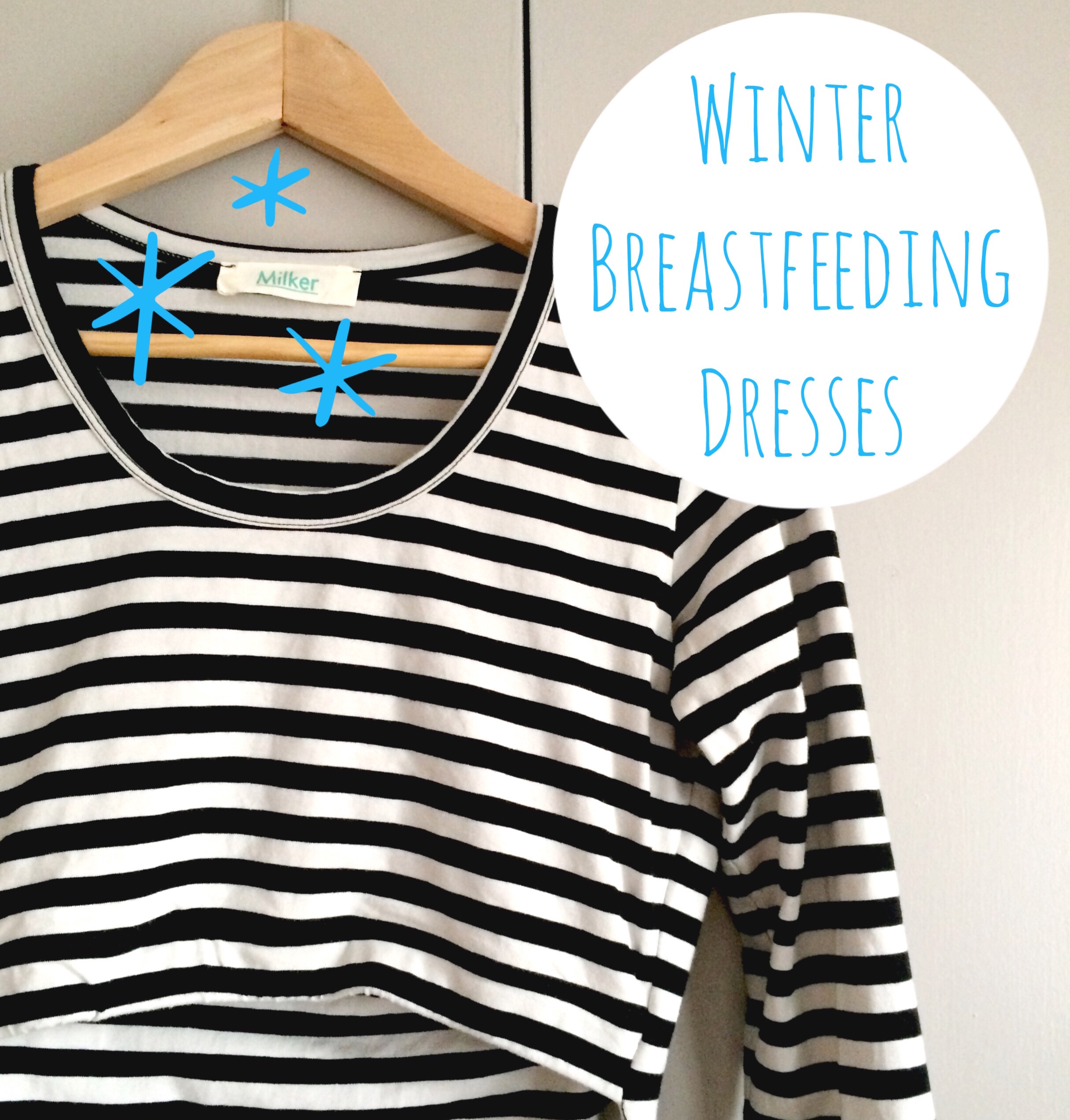 Dresses suitable for breastfeeding in winter