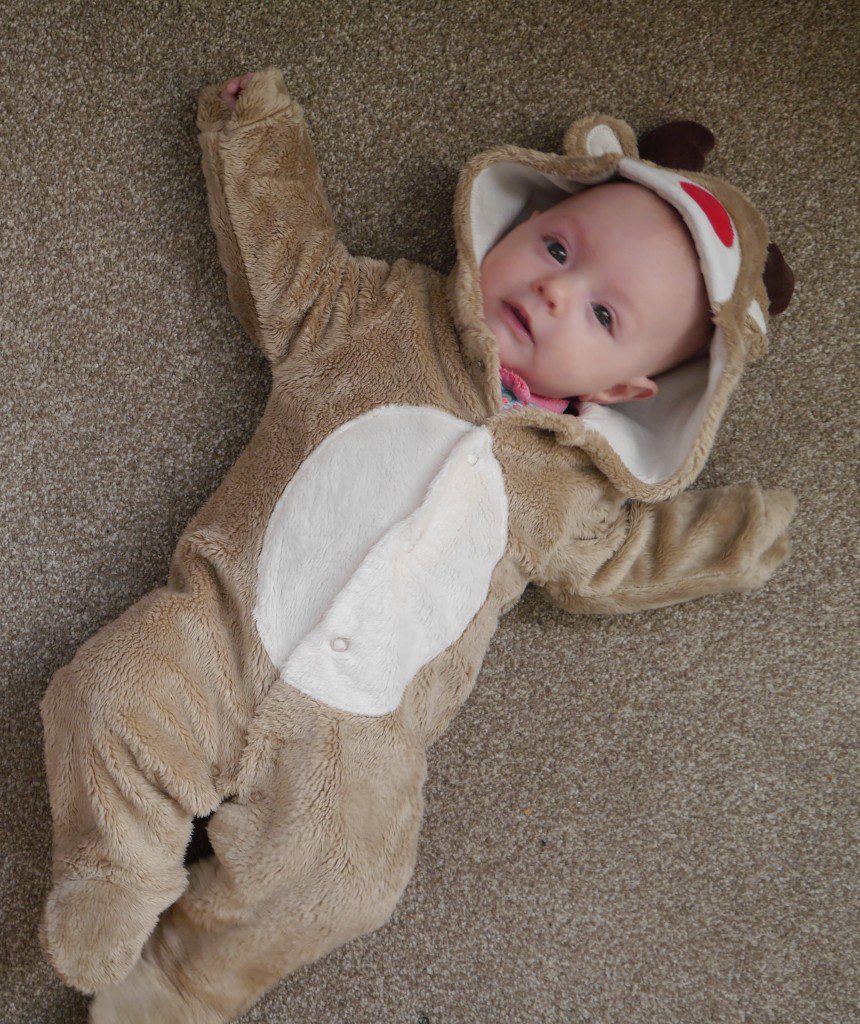 baby reindeer costume - A Baby on Board blog