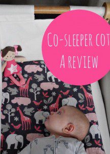 Cosleeper bedside cot review, the SnuzPod - baby essential