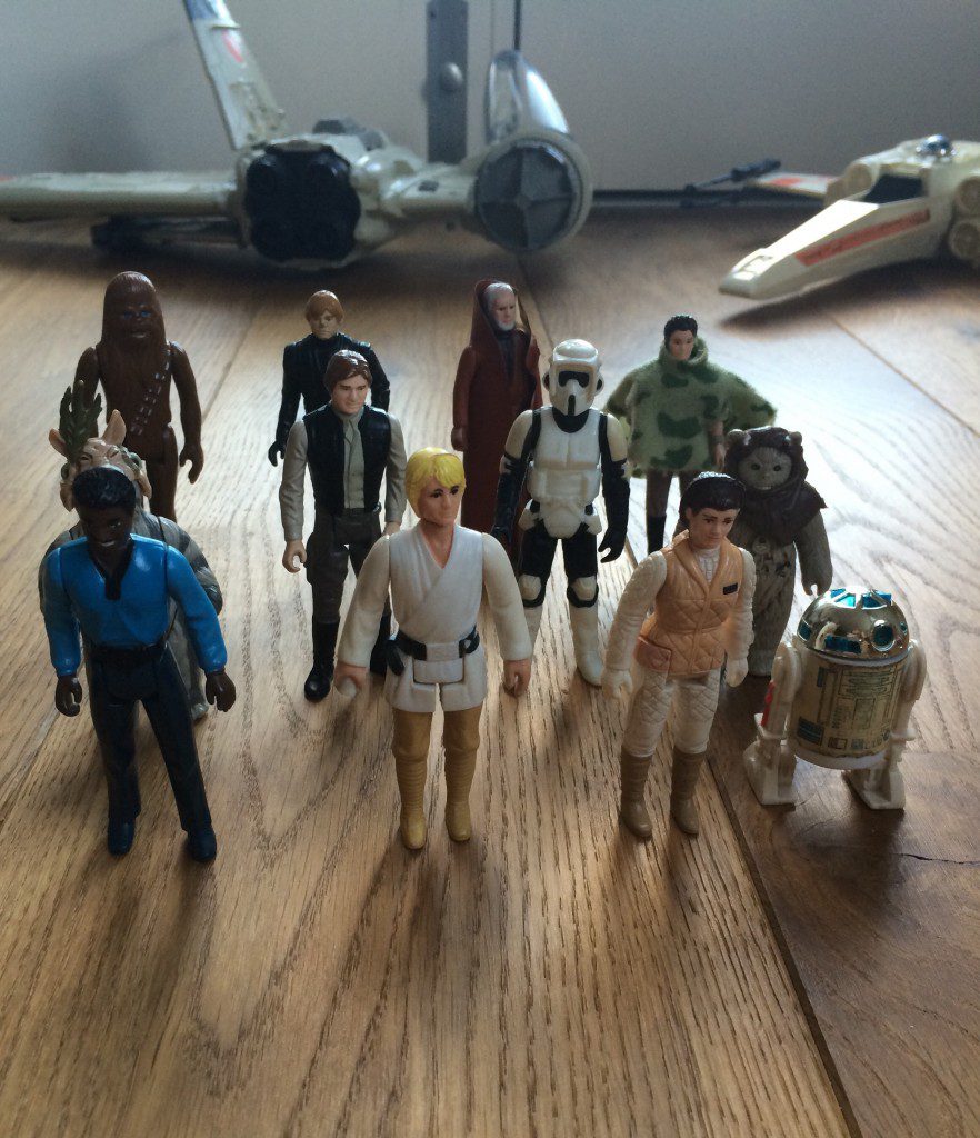 Classic Star Wars toy figures - A Baby on Board blog