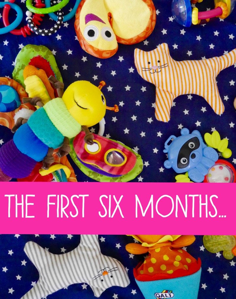 25 things that happen in your baby's first six months - from contemplating a drastic post-baby haircut to buying a Sophie the Giraffe