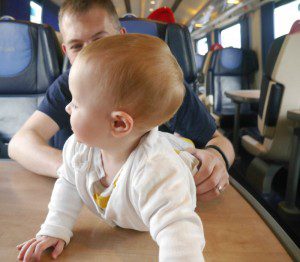 Babies on trains