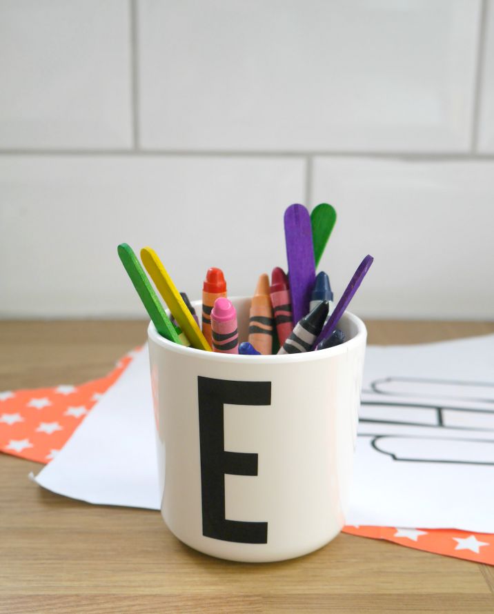 Design Letters E cup