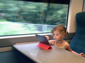 Train travel with toddlers