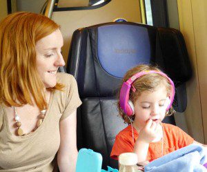 Train travel with toddlers