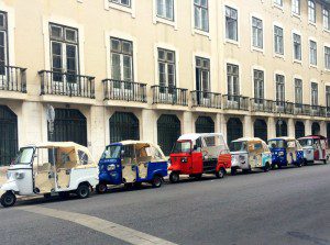Tuktuks in Lisbon