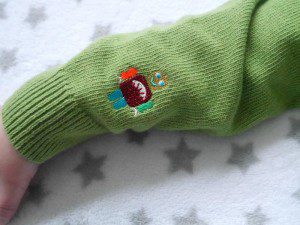 Tootsa MacGinty Christmas jumper sleeve
