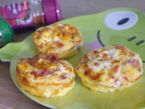 Cooking easy breakfast egg muffins