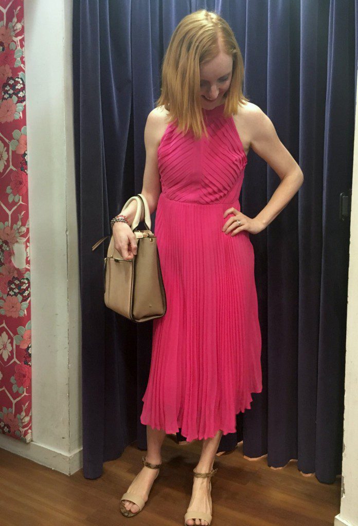 Oasis soda pink dress