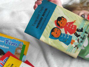 Topsy and Tim's Monday book pile