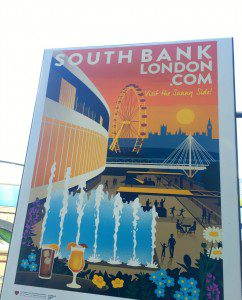 Southbank poster, The Southbank, London
