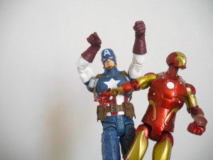 Iron Man and Captain America Toy figures