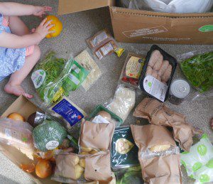 Hello Fresh review - opening the food box and recipes