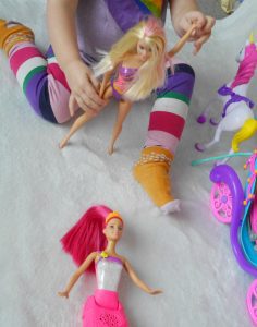 Playing with Barbie dolls - Barbie Dreamtopia