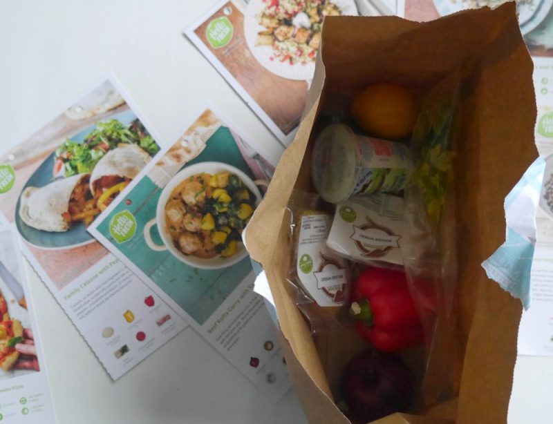 HelloFresh delivery boxes - Dinner Time Challenge - ingredients and recipes