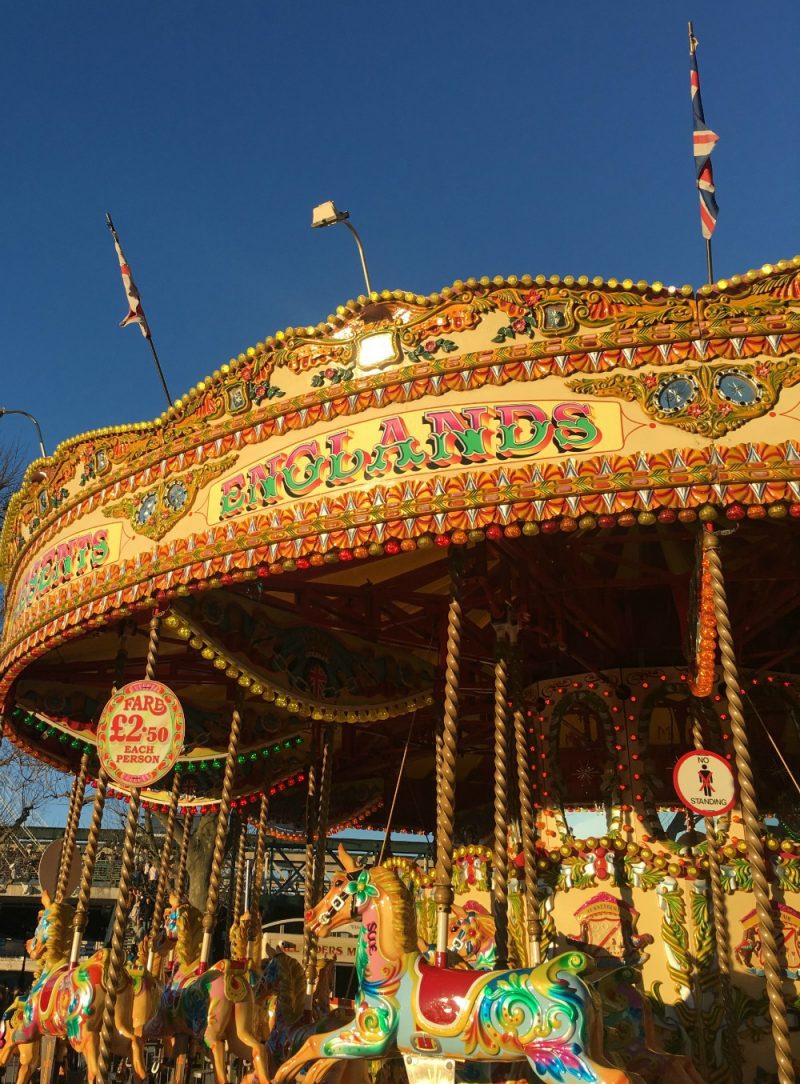 Carousel ride, The Southbank, London