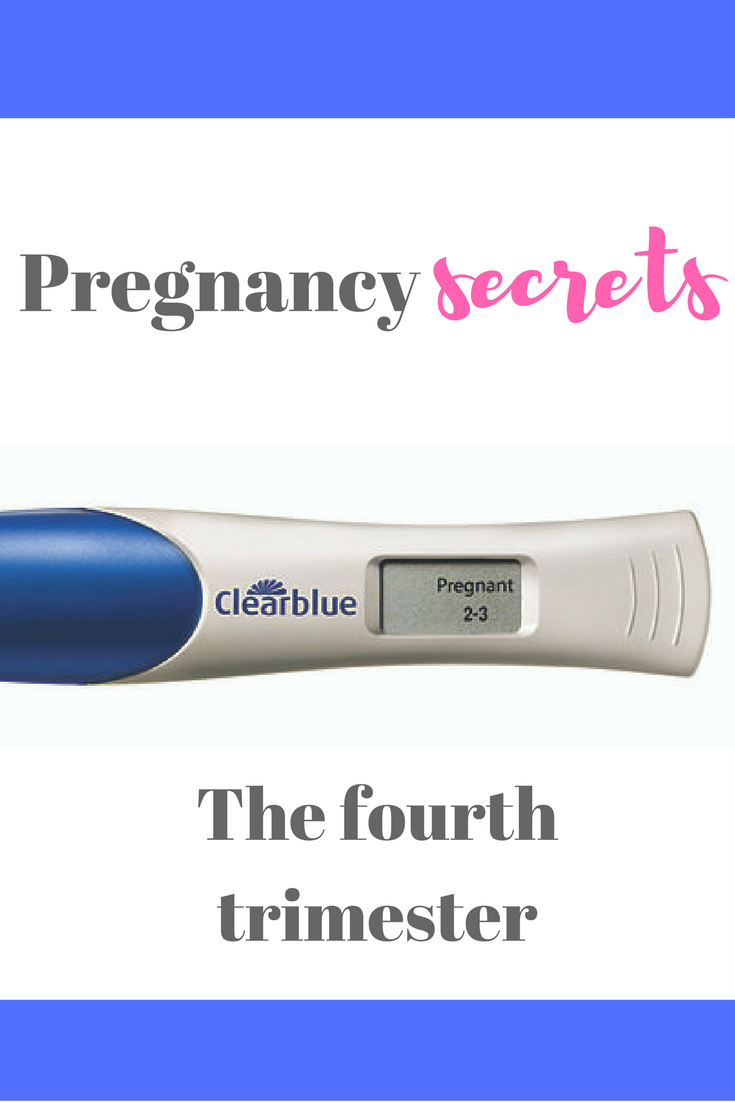 Pregnancy secrets - the fourth trimester - so what is the fourth trimester and how will it affect you and your baby? Here are all the signs and symptoms that you'd never expect about new motherhood and having a baby. Read this if you're #pregnant or #ttc