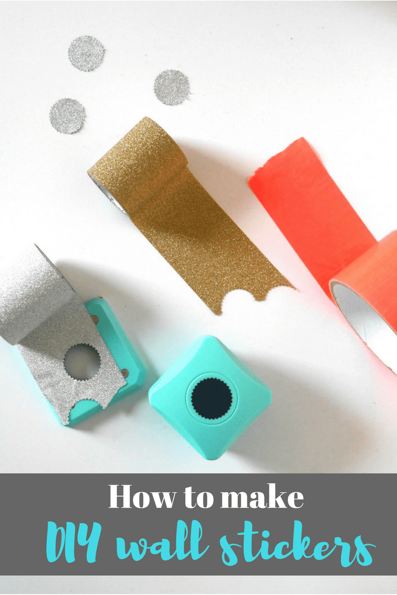 How to make DIY wall stickers for children's rooms - an easy, quick and cheap DIY to brighten up children's bedrooms and playrooms