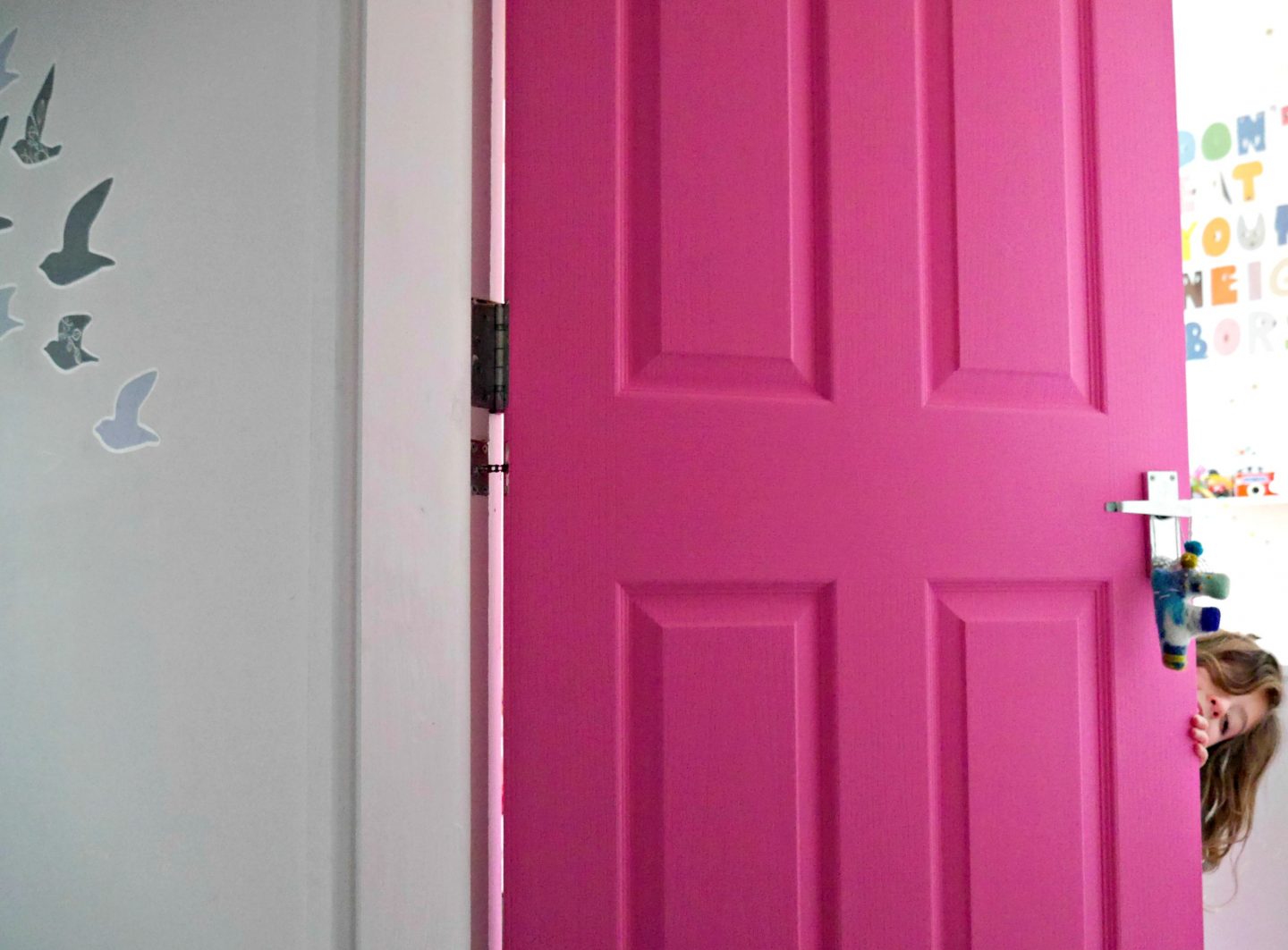 Colourful doors for children's rooms