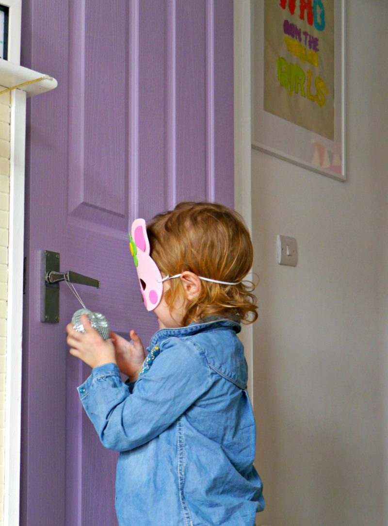 Purple doors in children's rooms