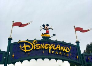Disneyland Paris entrance sign - tips for your first trip to Disney