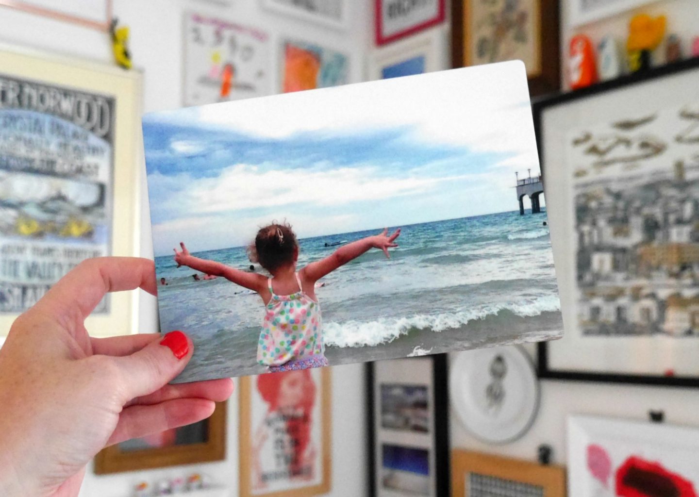 Snapfish  metal prints review - printing photos of Bournemouth beach 