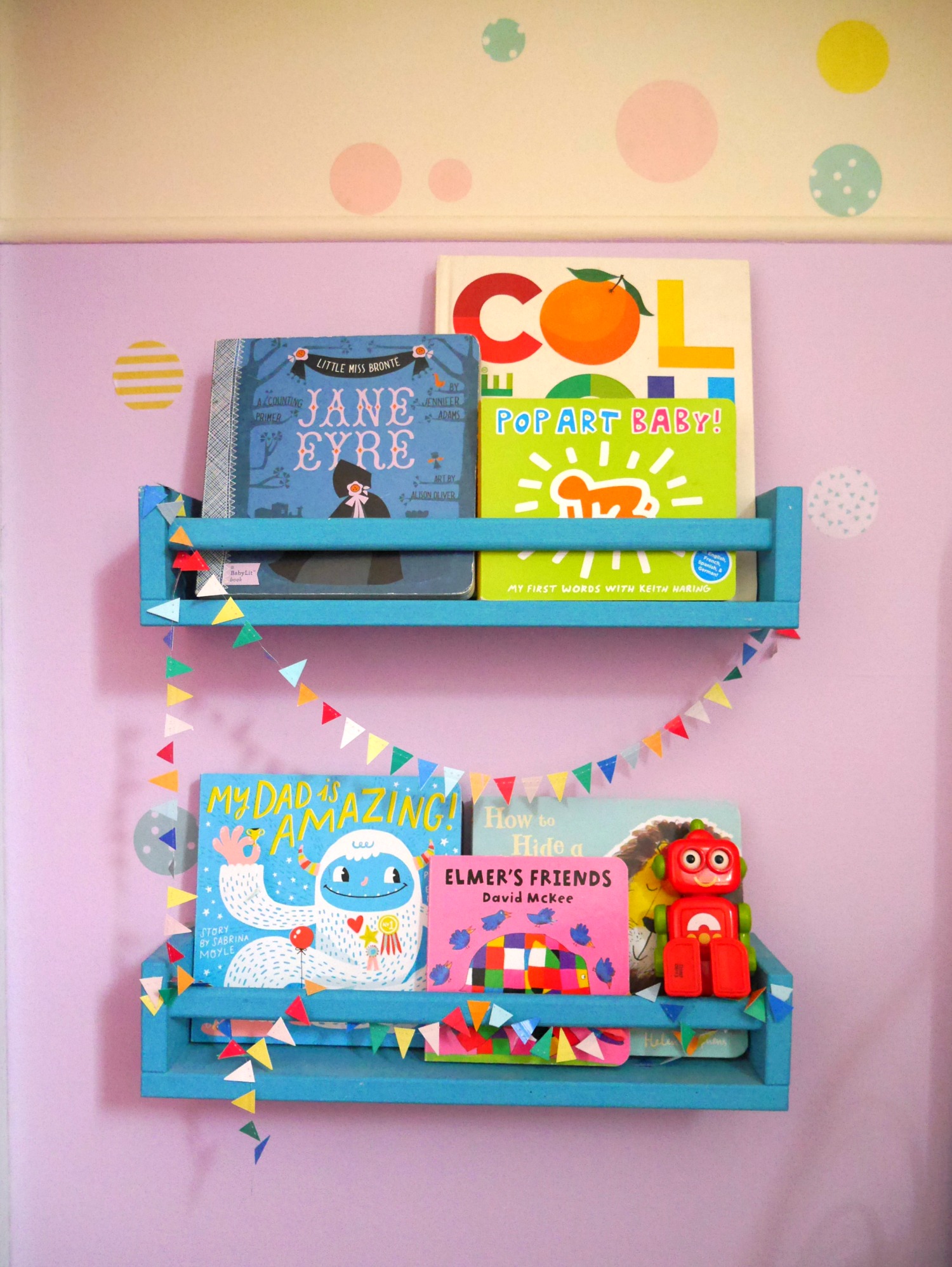Ikea Spice Rack Bookshelves Colourful Rooms A Baby On Board Blog