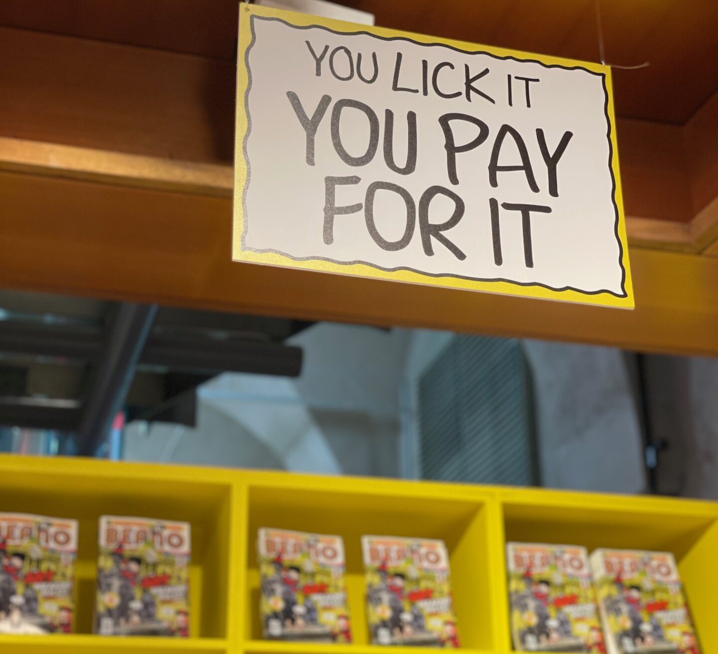 You lick it you pay for it - The Beano exhibition in London