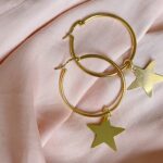 gold huggie earrings